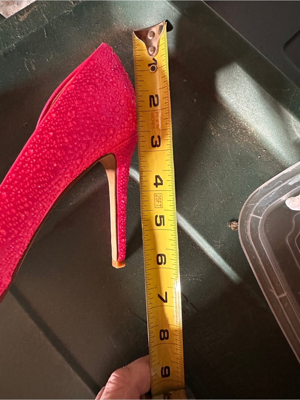 INC Rhinestone Pink Pumps 7.5 - Picture 9 of 9